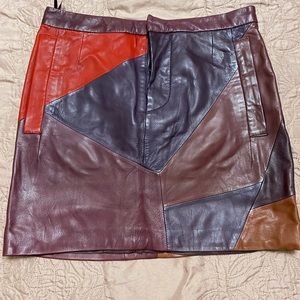 GF Ferre leather skirt, size 26/40 or XS size